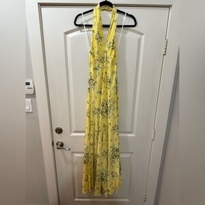 Rodarte Light Yellow Floral Dress